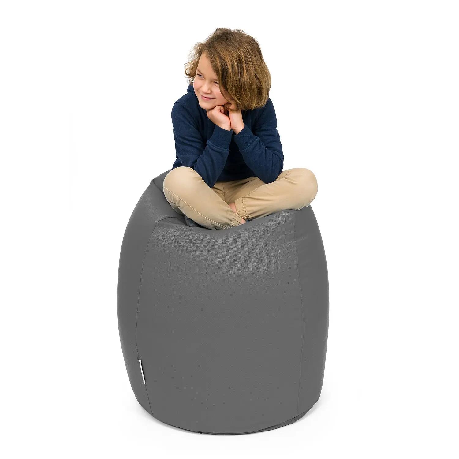 Sitzsack Comfort Grau Für Kinder 60x120 cm Gesundheitssport Unisex Grau 4/4