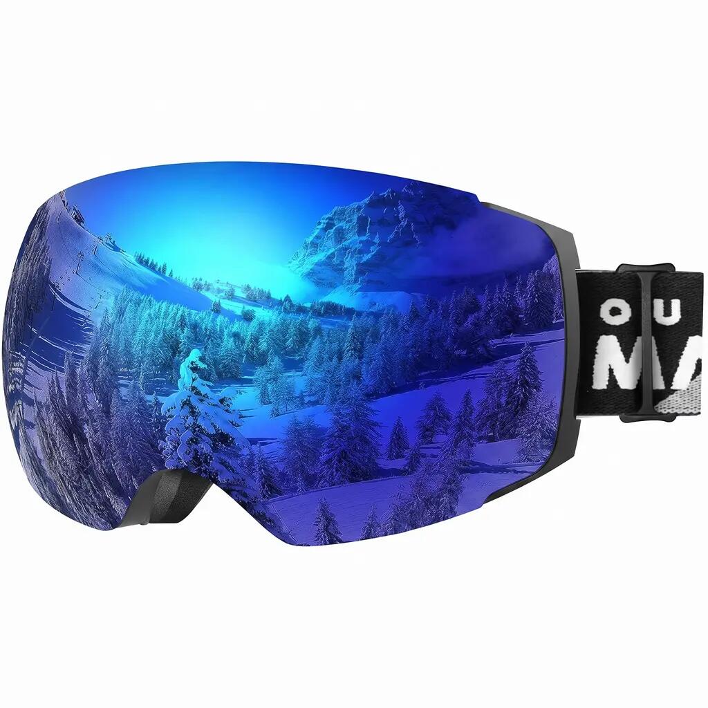 OutdoorMaster Ski Goggles PRO Frameless Interchangeable Lens 100% OM-2