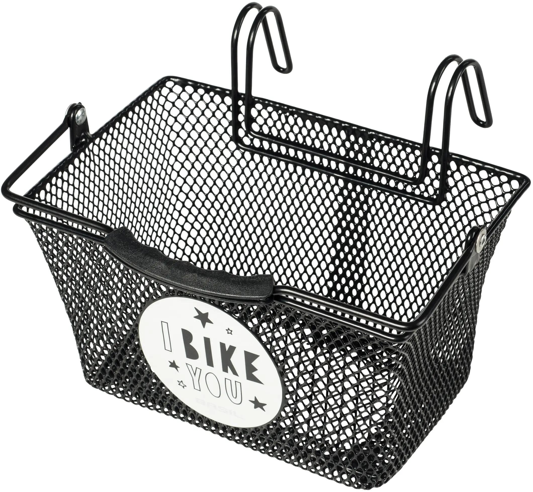 Basil Tivoli Panier à Vélo pour Enfants – Panier Pratique en Noir 2/3