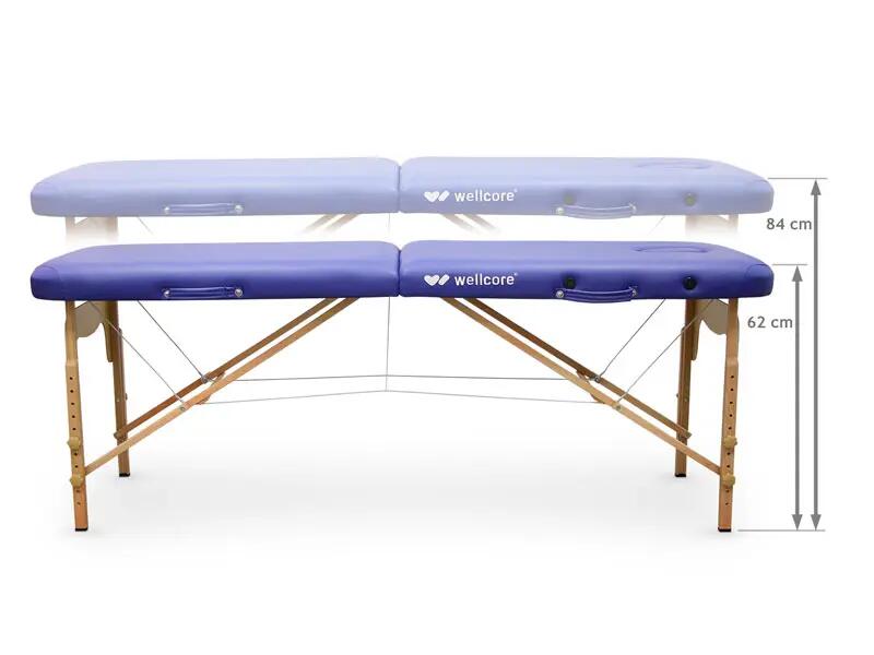Maca dobrável de madeira Wellcore 180 x 60 cm sem acessórios 5/5