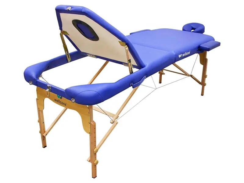 Wellcore Klappbare Behandlungsliege aus Holz, 195 x 70 cm, mit 5/5