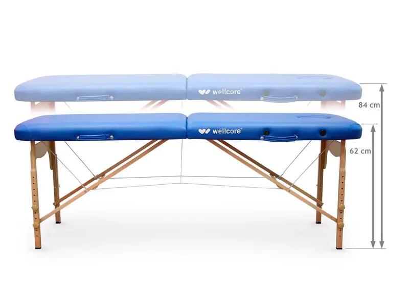 Lettino per trattamenti pieghevole in legno Wellcore 195 x 70 cm 4/5