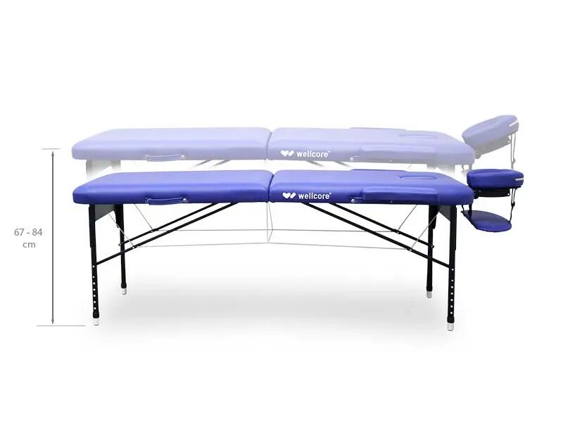 Lettino pieghevole in alluminio WELLCORE 185 x 65 cm 4/5