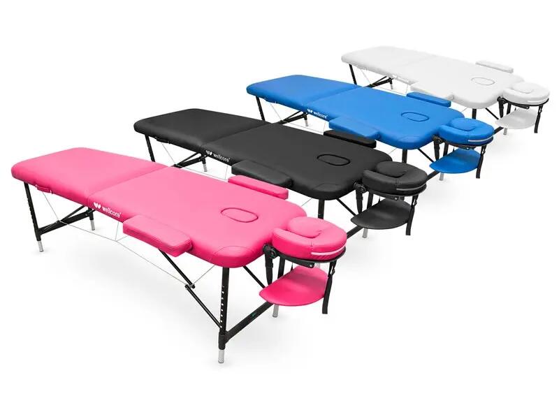 Lettino pieghevole in alluminio Wellcore 185 x 60 cm con braccioli 2/5