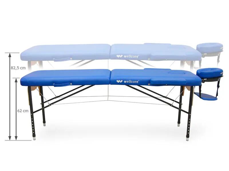 Lettino per massaggi in alluminio Wellcore 185 x 60 cm 4/5