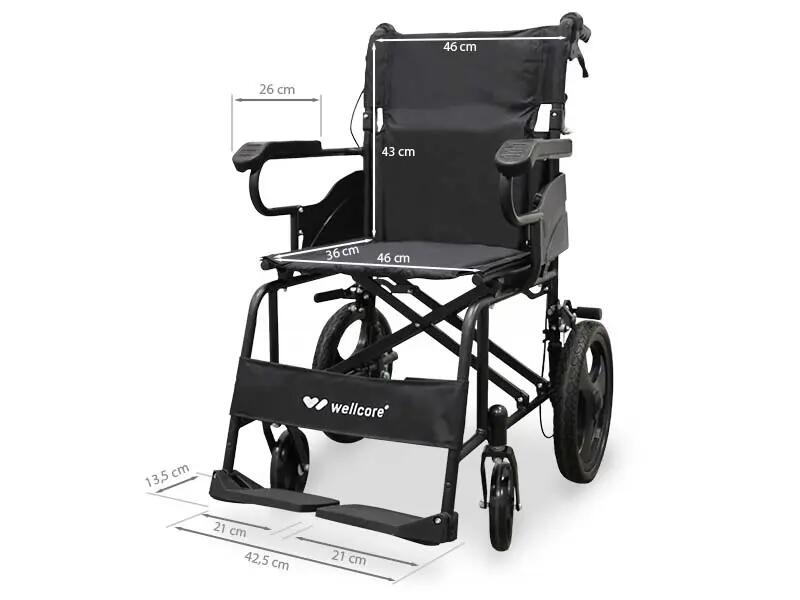Fauteuil roulant pliant Wellcore pour le transfert 4/5