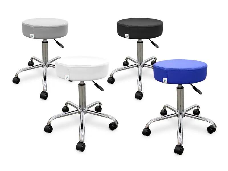 Taburete con ruedas autofrenables Wellcore 2/5