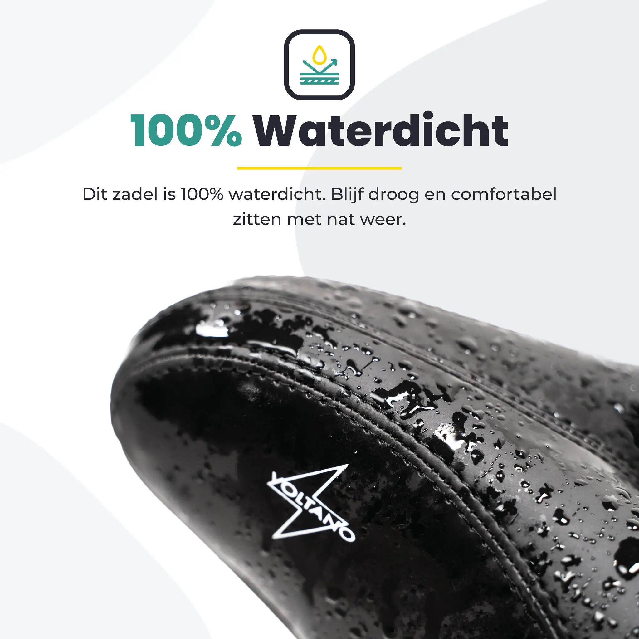 Voltano City XXXL Fietszadel Met Uitsparing 6/7