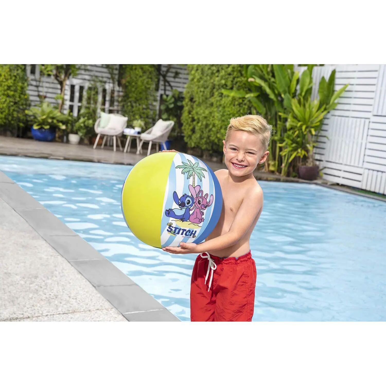 Piłka plażowa dmuchana Bestway dla dzieci Disney Lilo i Stitch 51 cm 9/10