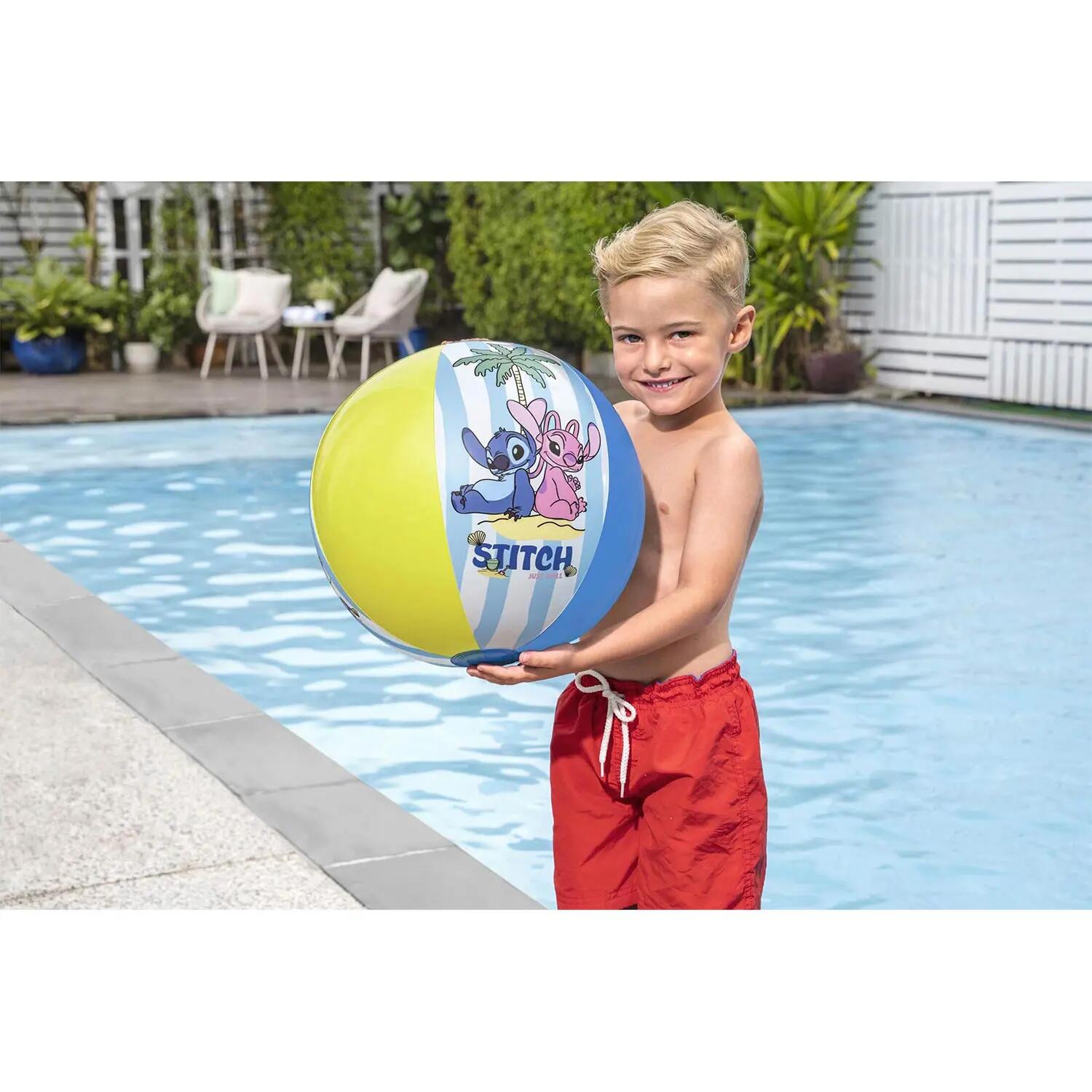 Piłka plażowa dmuchana Bestway dla dzieci Disney Lilo i Stitch 51 cm 6/10