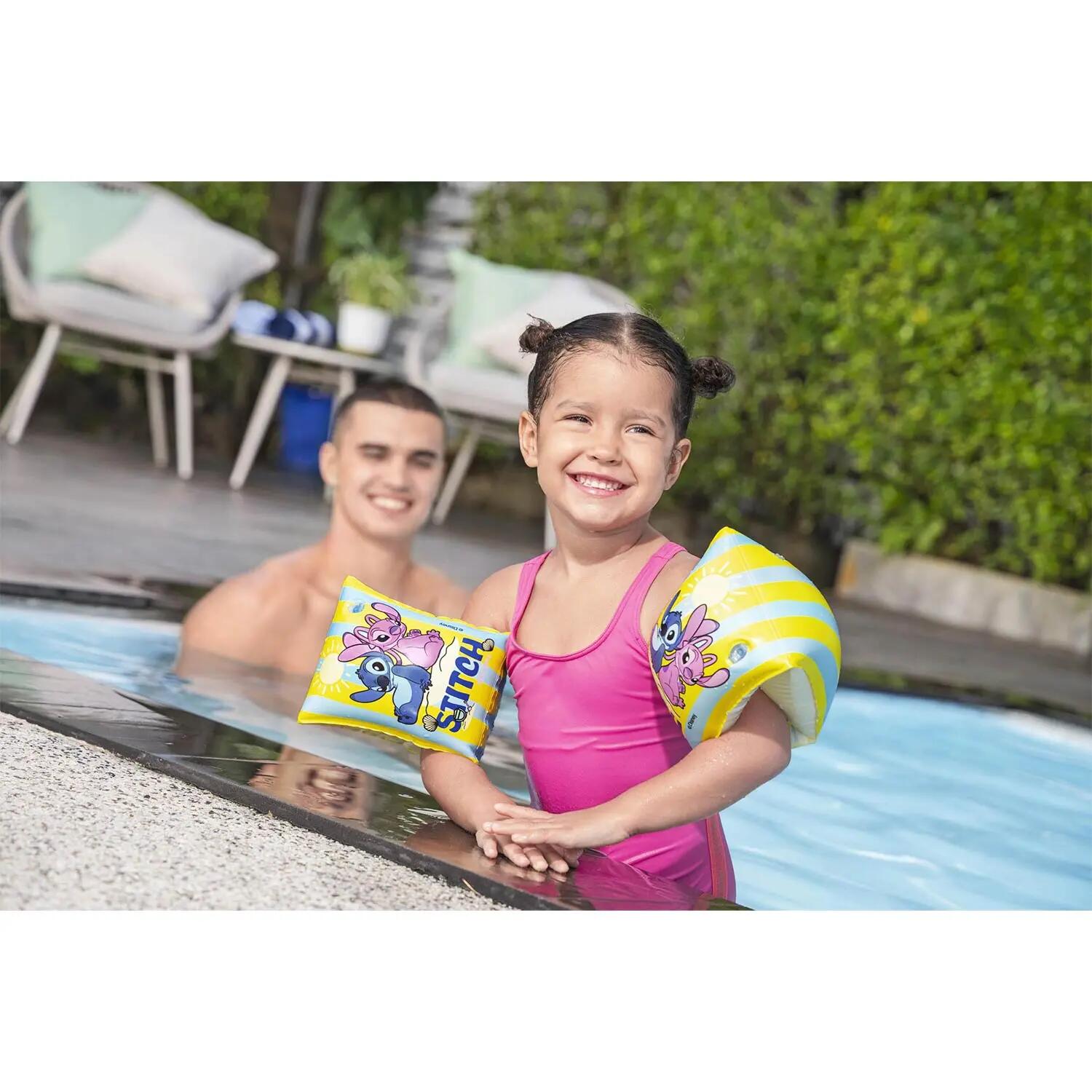 Dmuchane rękawki do pływania Bestway 9104S pływaczki Disney Lilo i Stitch 6/10