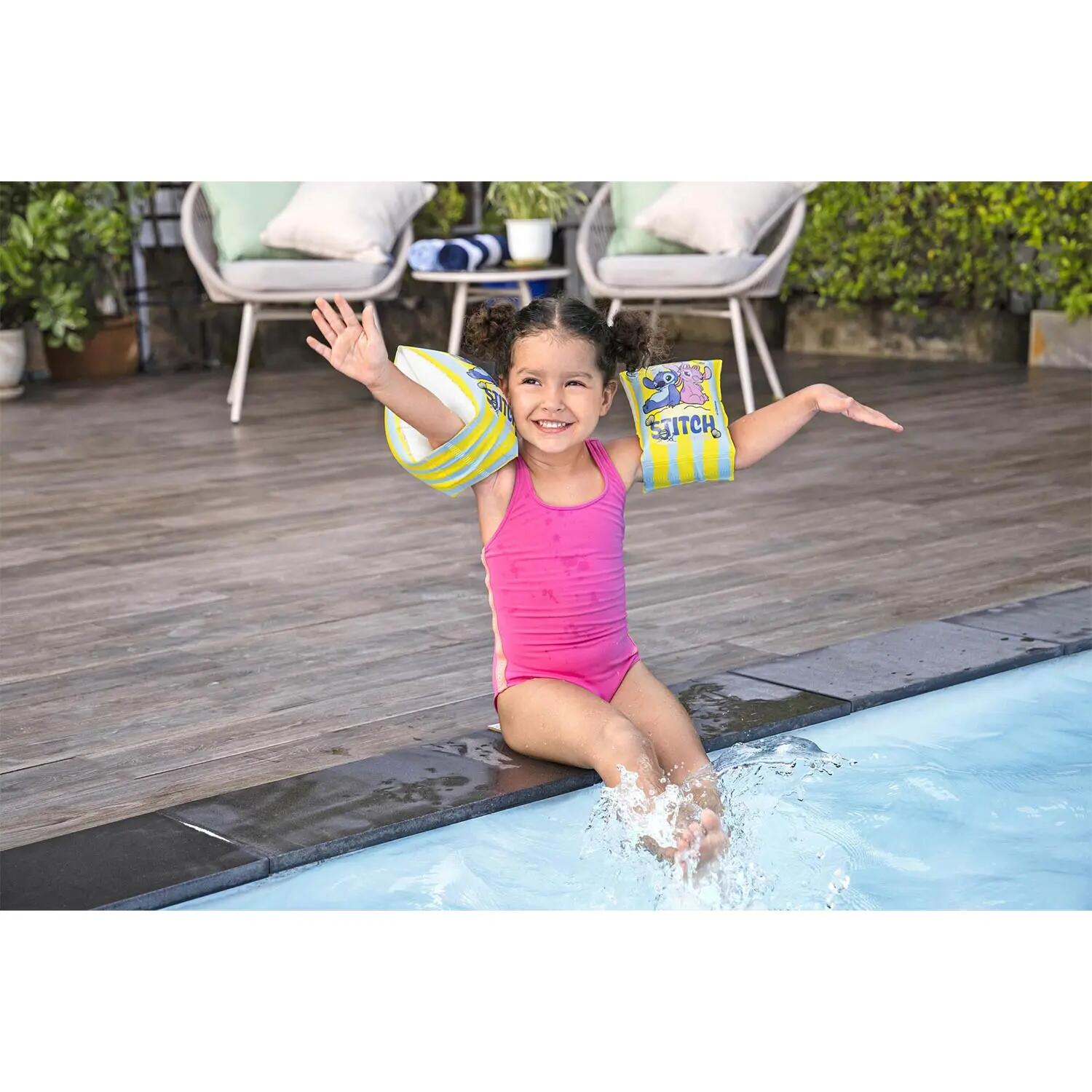 Dmuchane rękawki do pływania Bestway 9104S pływaczki Disney Lilo i Stitch 5/10