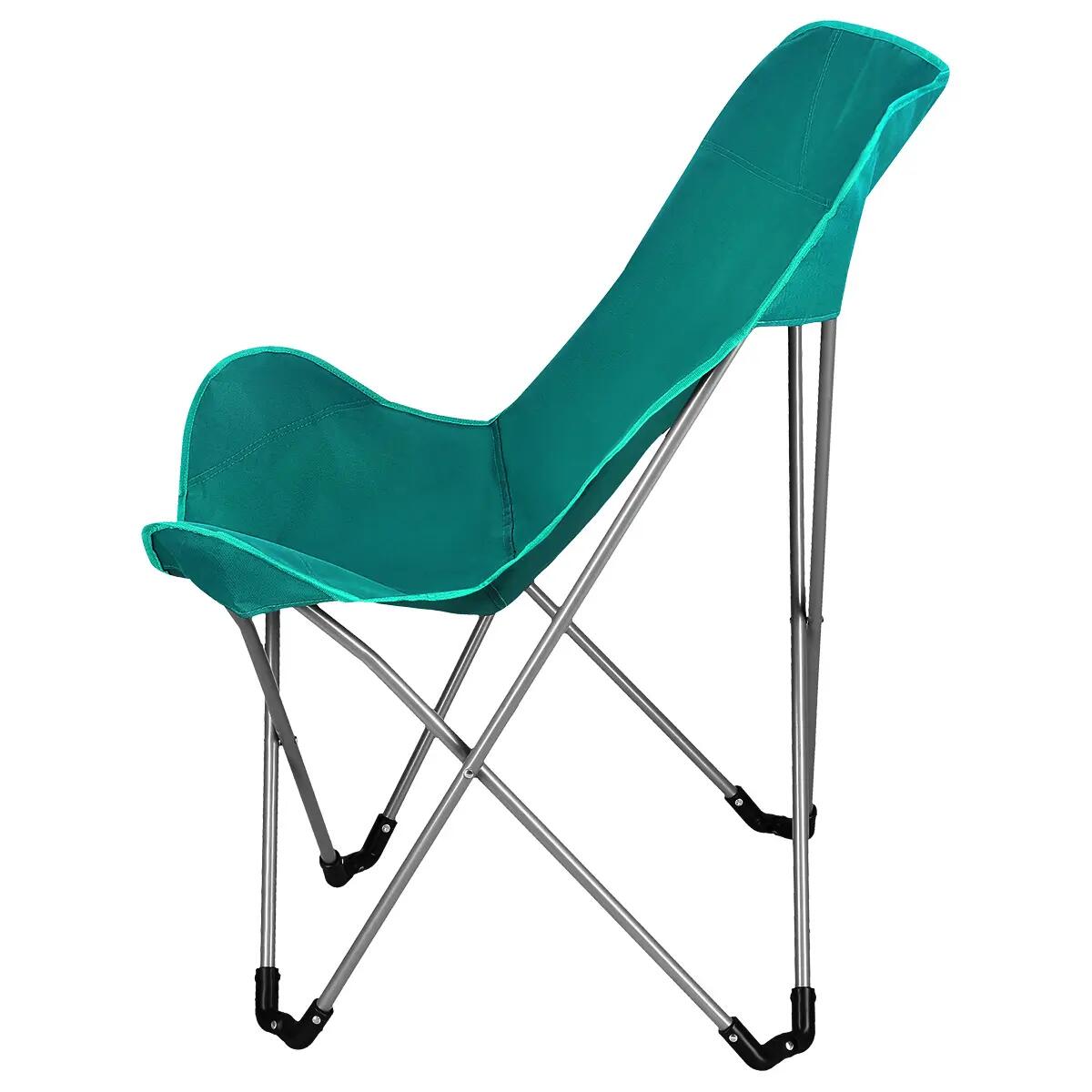 Chaise de camping pliable avec dossier large NILS CAMP NC3051 6/9
