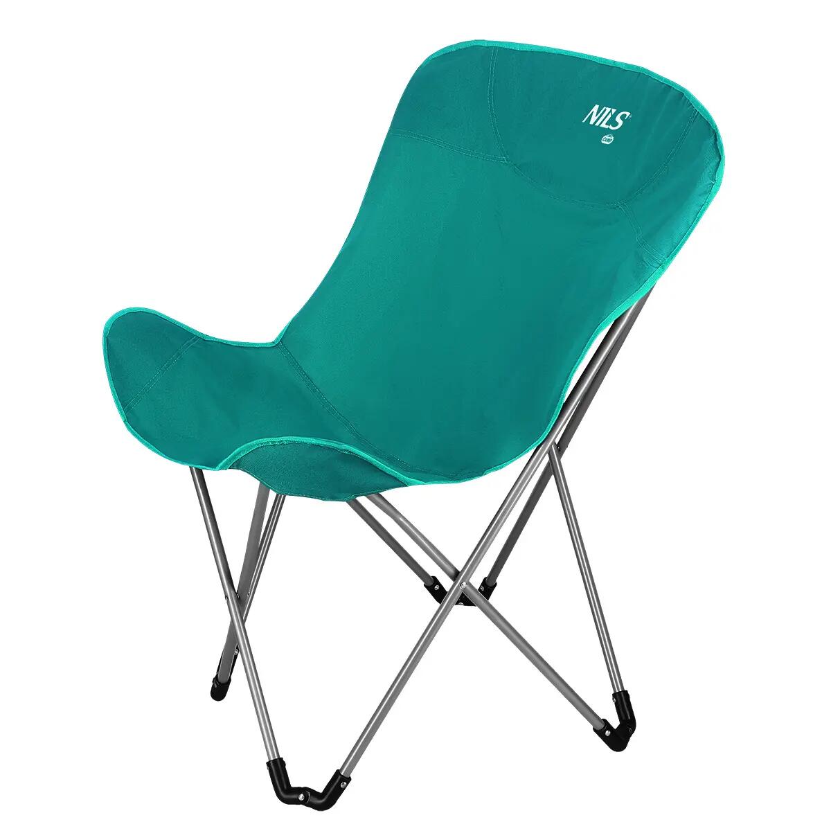 Chaise de camping pliable avec dossier large NILS CAMP NC3051 5/9
