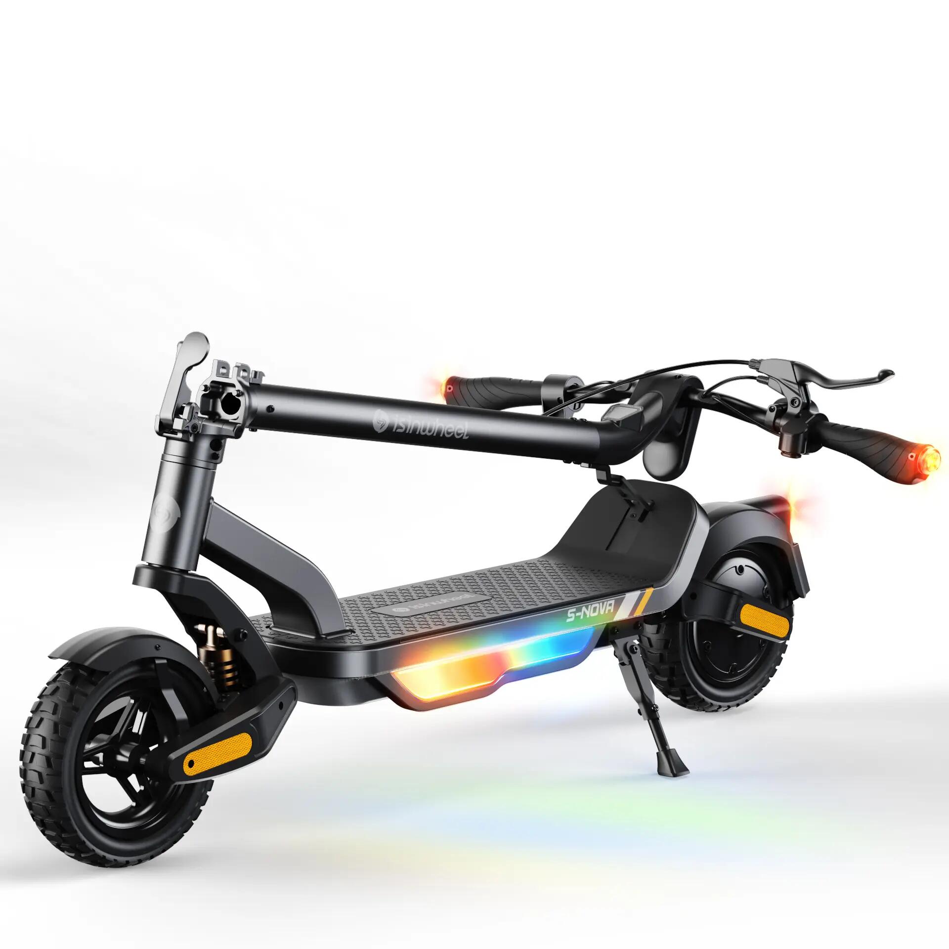 isinwheel S-NOVA Trottinette Électrique Adulte Connectée,35 km,Noir 2/5