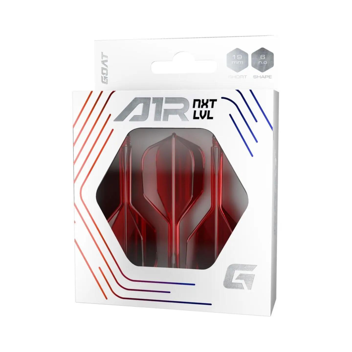 GOAT Darts toll és szár egyben XFLEX hosszú 33 mm piros 7/7
