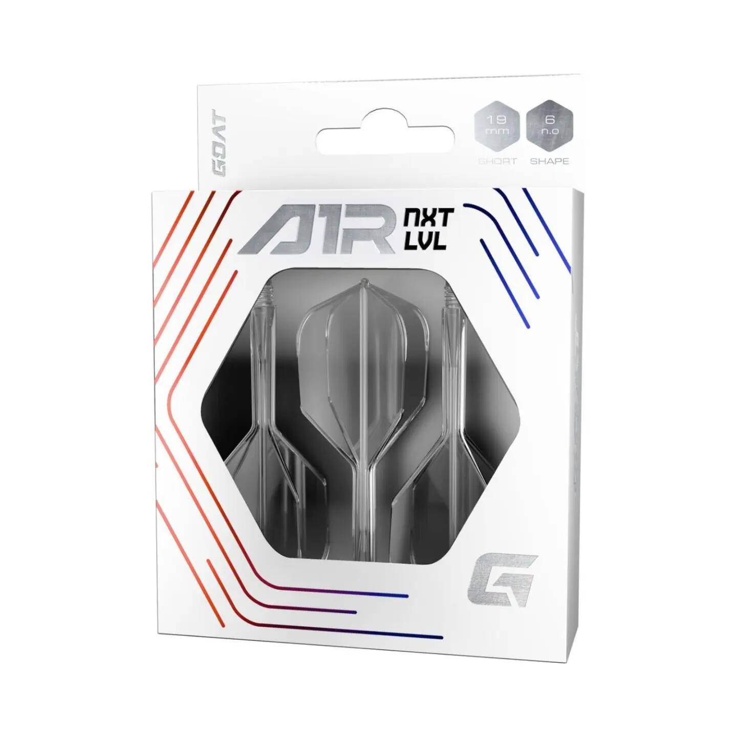 GOAT Darts toll és szár egyben XFLEX hosszú, 33mm, áttetsző 7/7