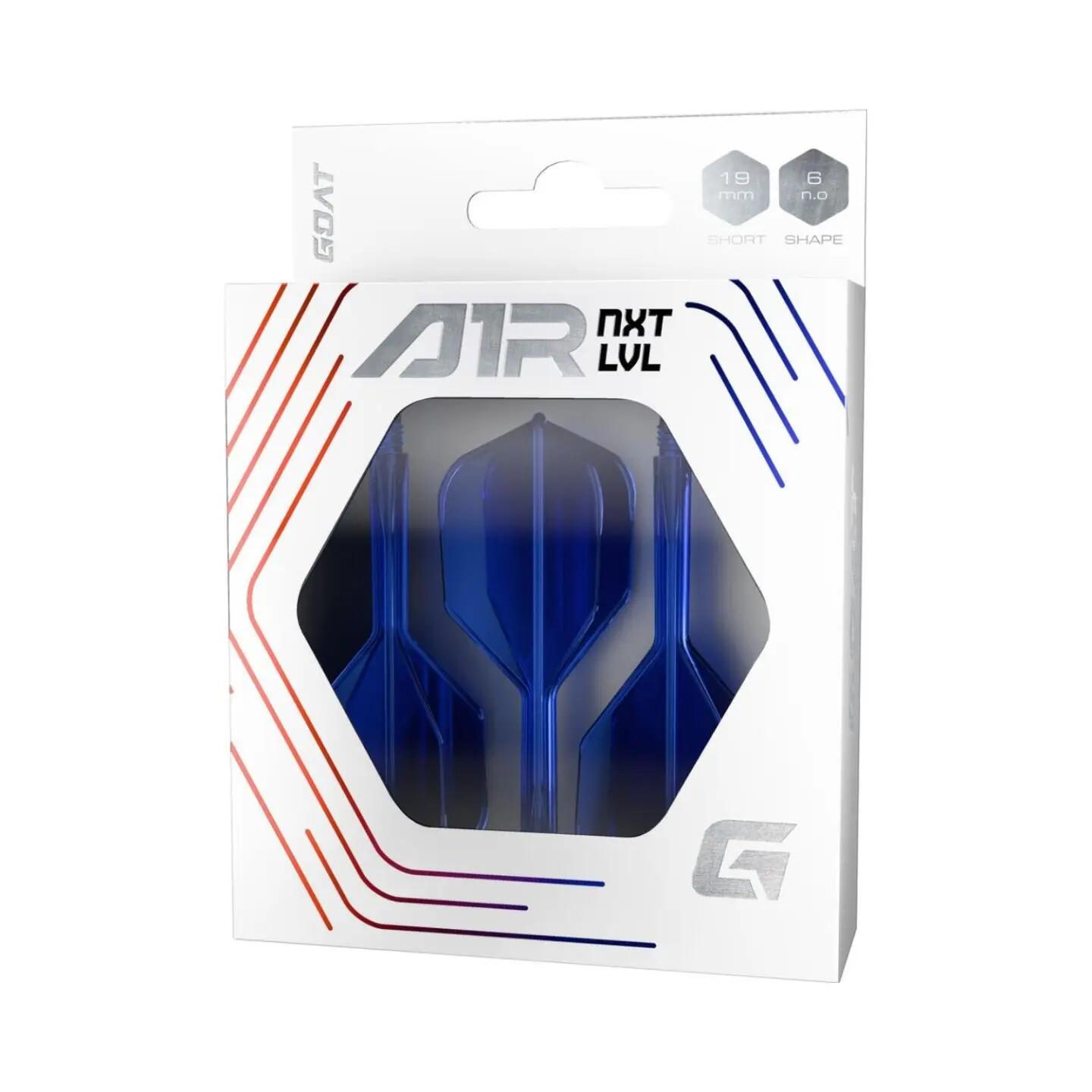 GOAT Darts toll és szár egyben XFLEX rövid 19 mm kék 7/7