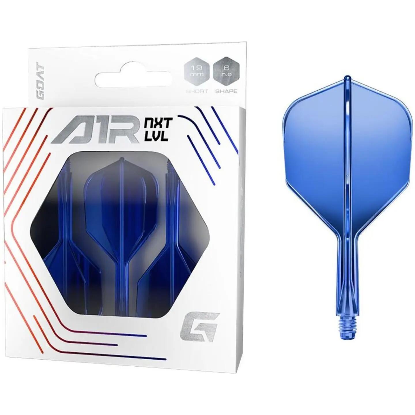 GOAT Darts toll és szár egyben XFLEX rövid 19 mm kék 6/7