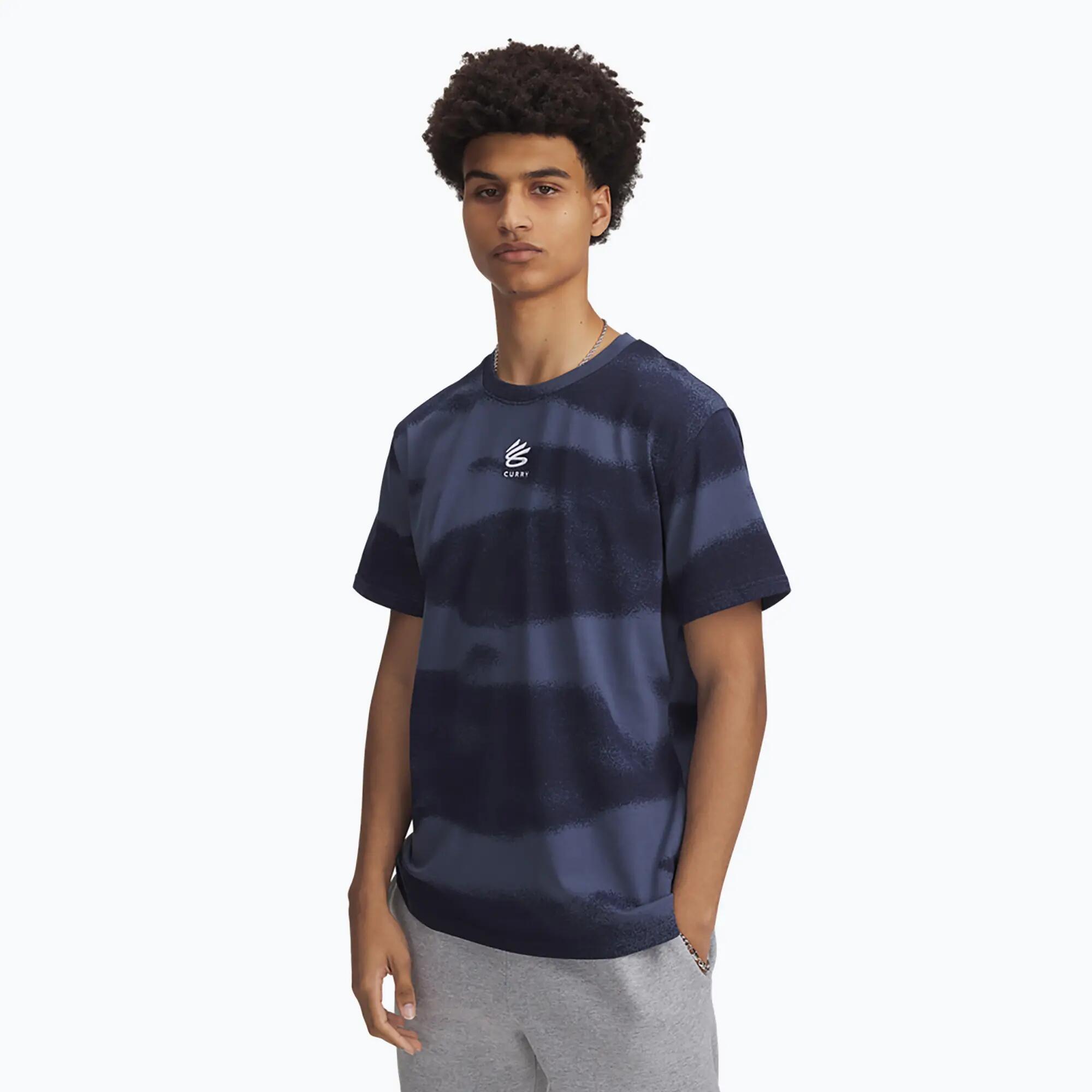 Camiseta masculina Under Armour Curry Hvyweight Logo 1/3