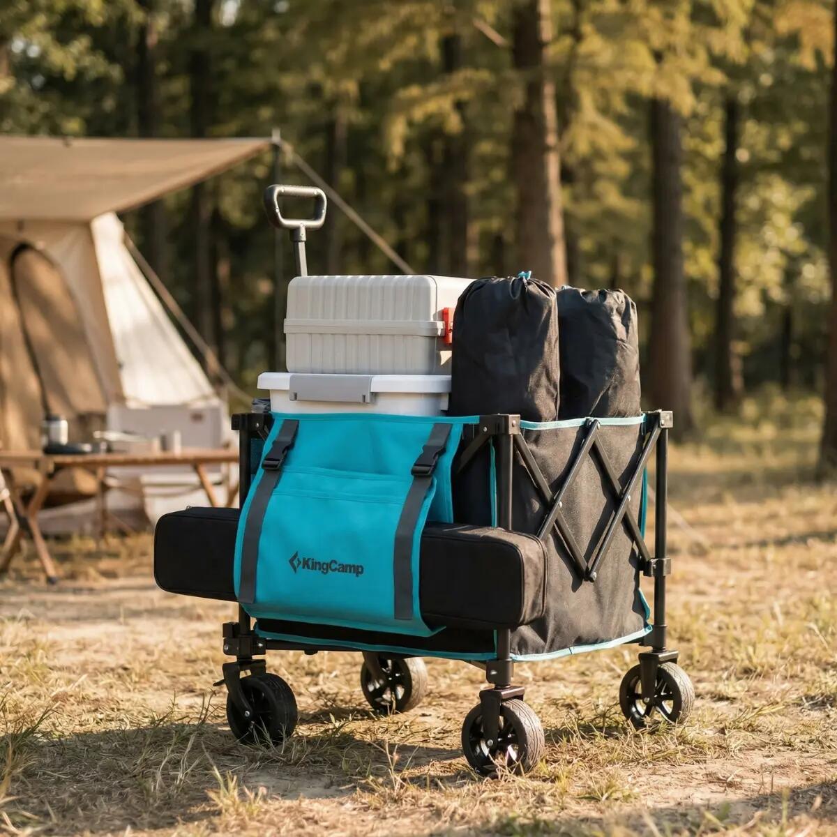 KingCamp CUBE S5 I Çok Amaçlı 90 L Katlanır Vagon Araba 7/7