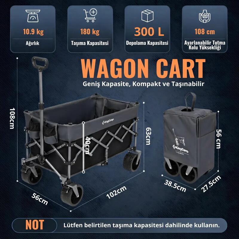KingCamp TrailMate L7 XL 300L Premium Vagon Taşıma Aracı
