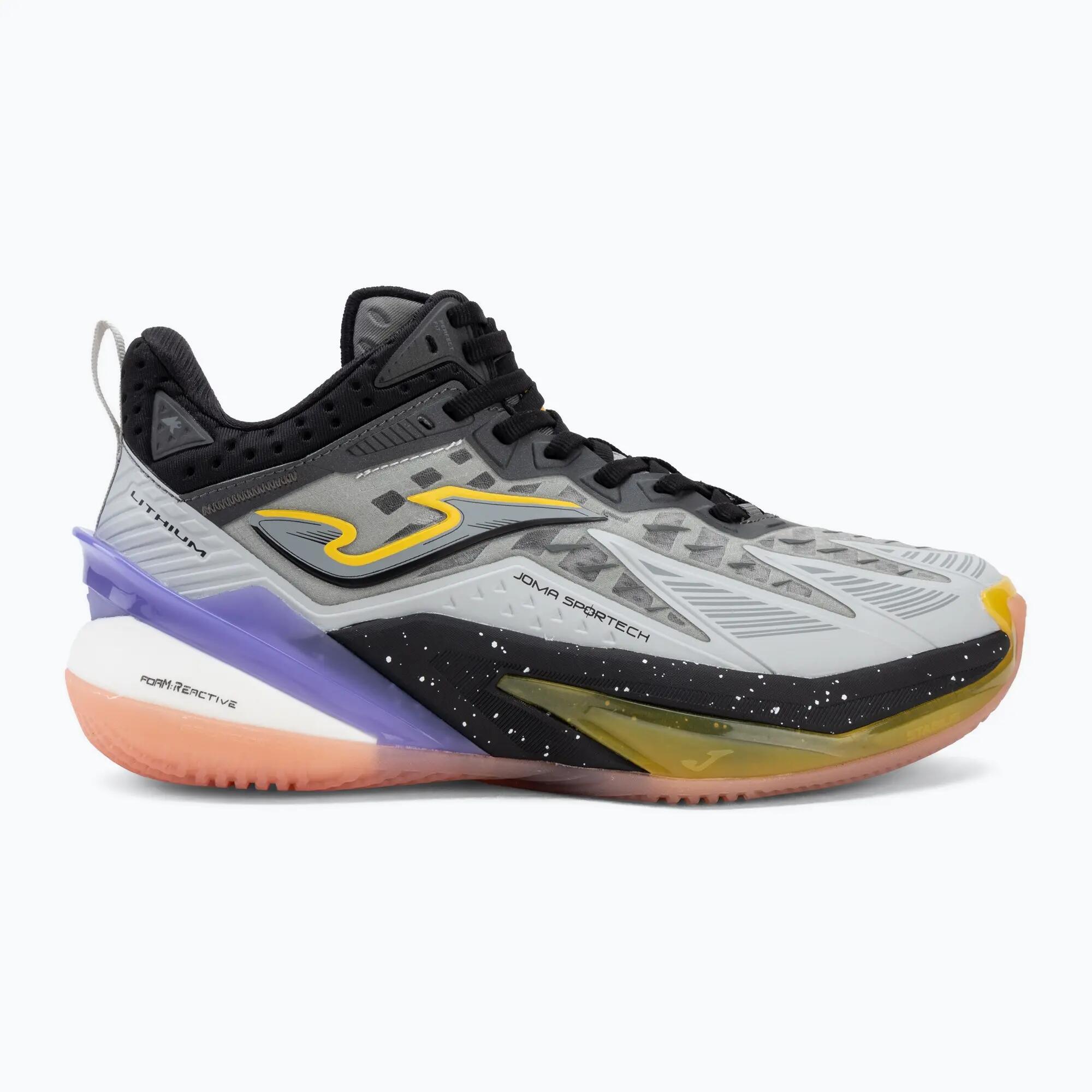 Chaussures Basket-Ball Homme Joma Lithium 25 Gris 2/7