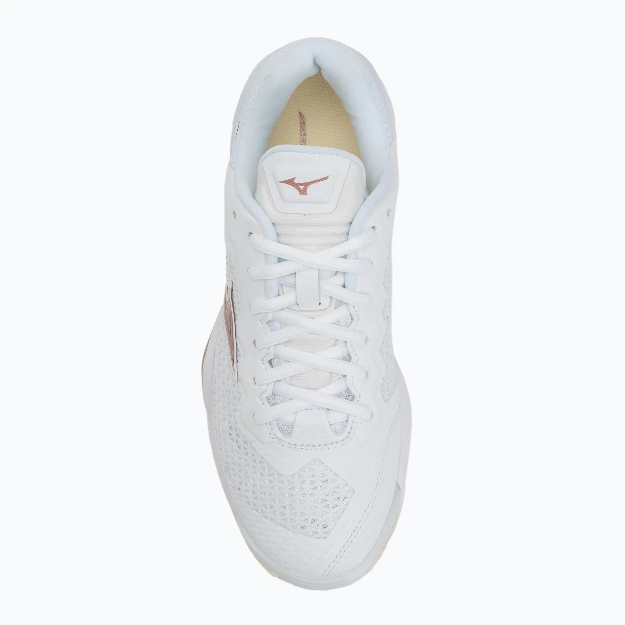 Buty sportowe Mizuno Weave Stealth Białe Piłka ręczna 5/7