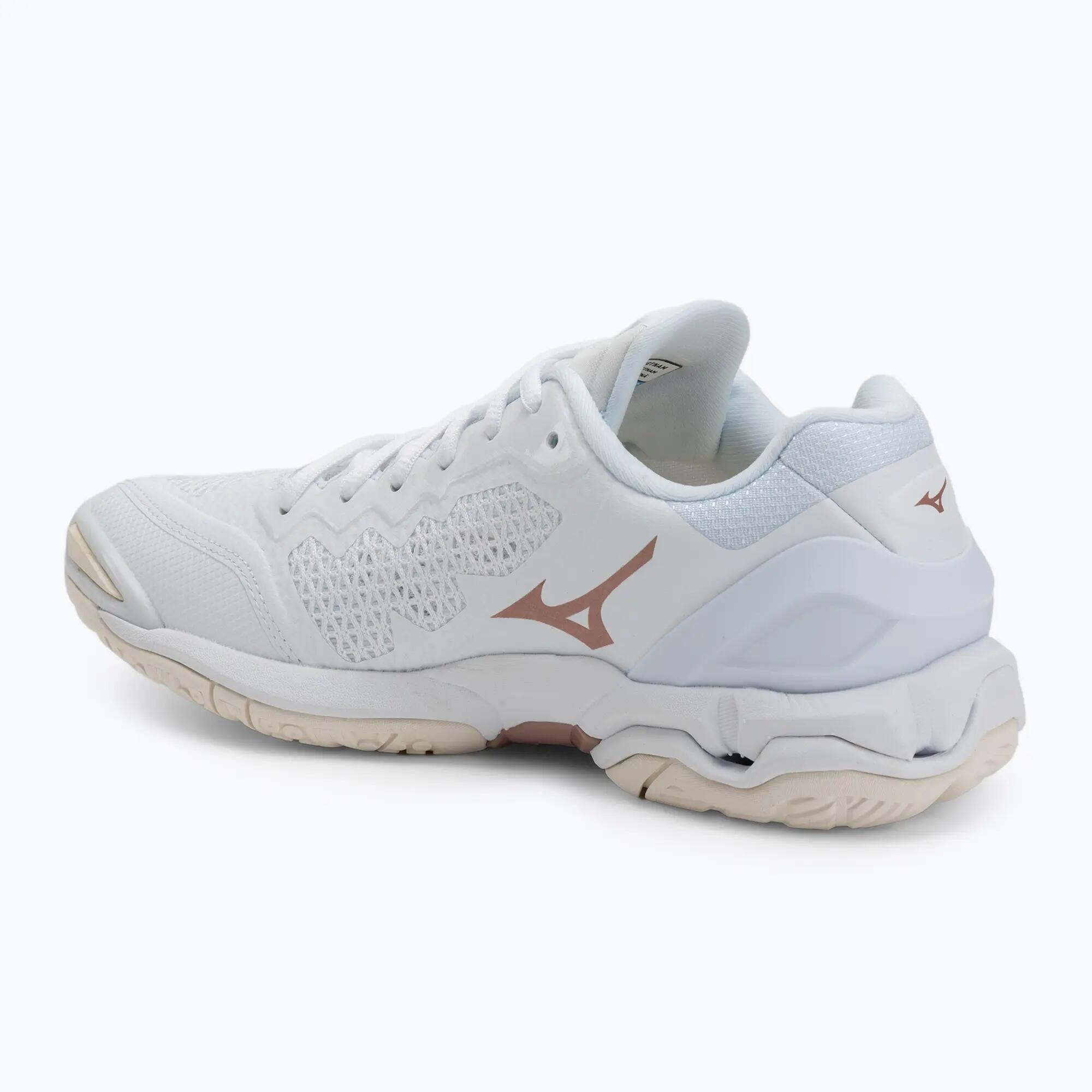 Buty sportowe Mizuno Weave Stealth Białe Piłka ręczna 3/7