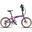 Bicicletă pliabilă GK4 20", 7 viteze, cadru aluminiu, frâne disc, geantă ghidon