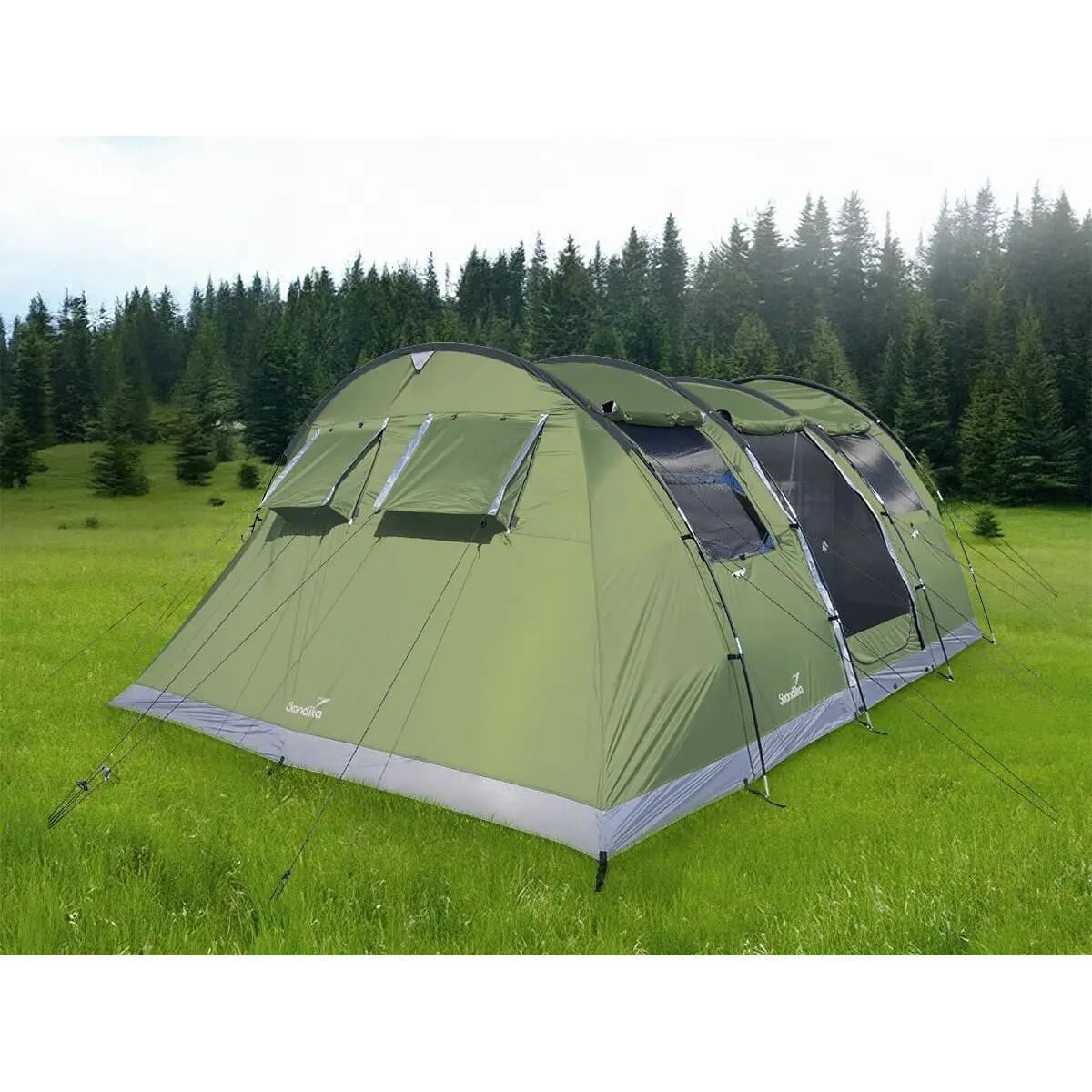Gebraucht - Tunnelzelt Gotland Sleeper Protect 6 - eingenähtem Zeltboden 3/16