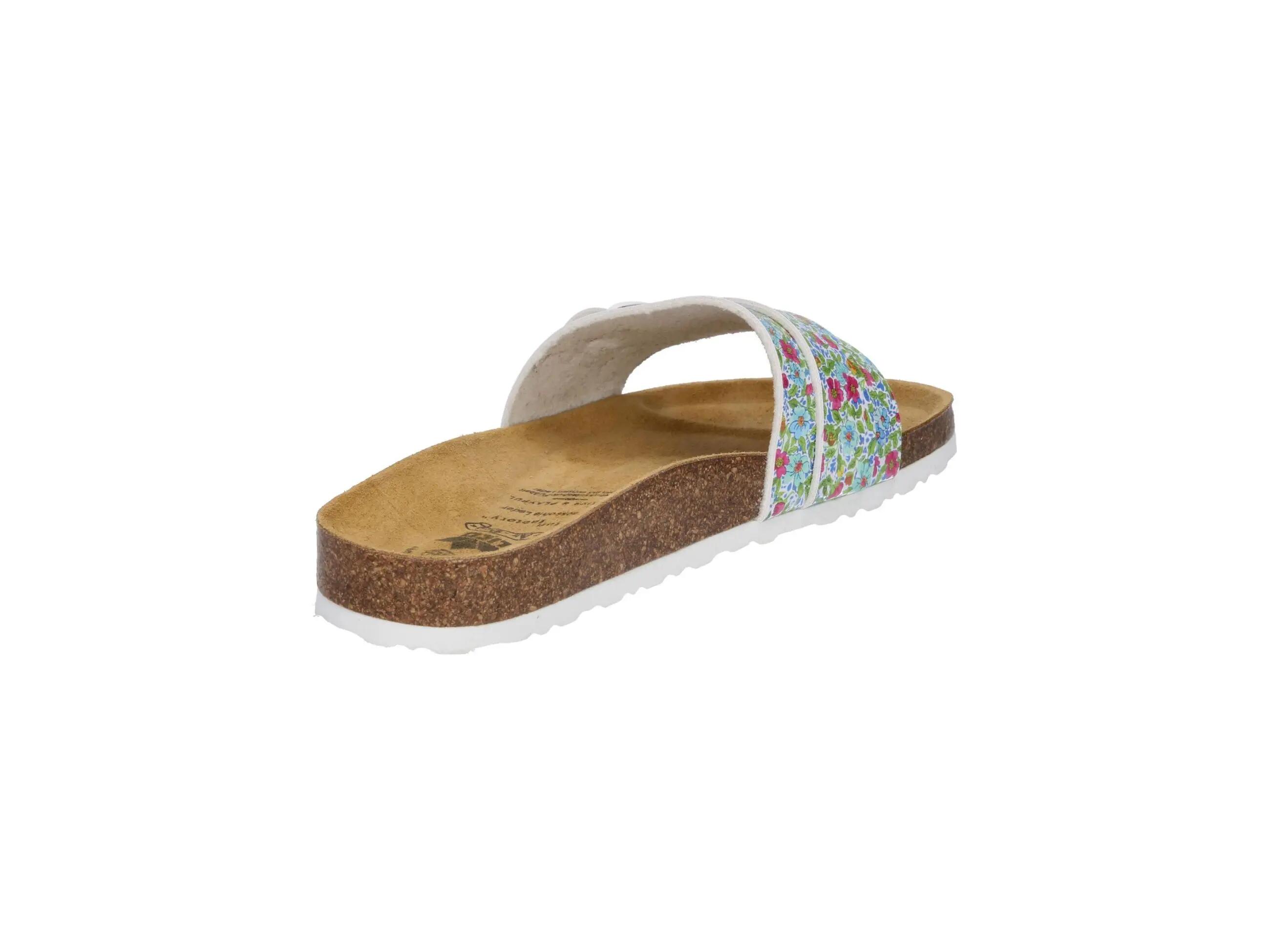 Damen - Freizeit - Sandalen - Zierschnalle, Lederdecksohle, EVA - Solveig - Weiß 4/6