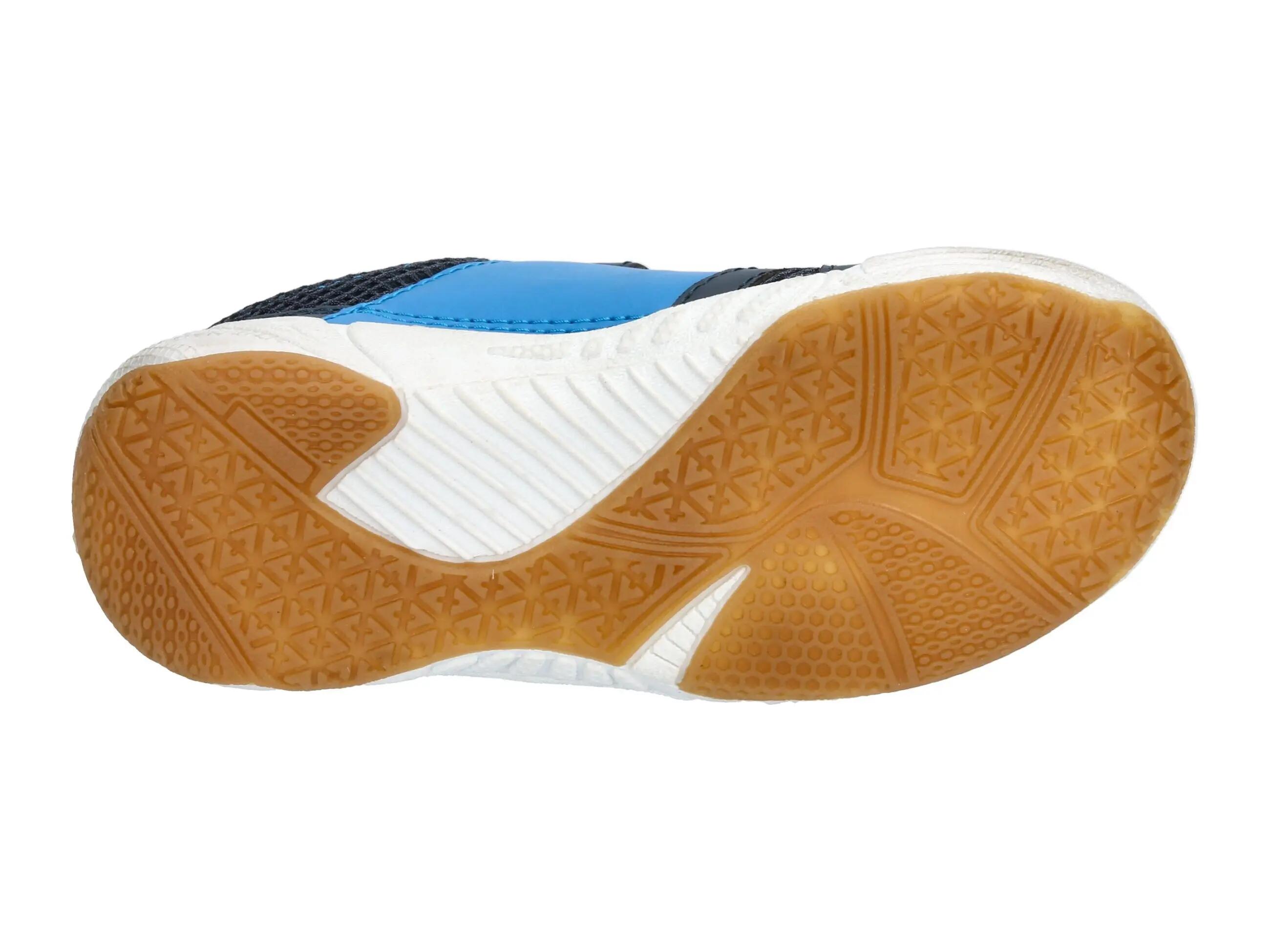 Kinder - Turnschuhe - Klett, elastische Schnürsenkel - dunkelblau 6/6