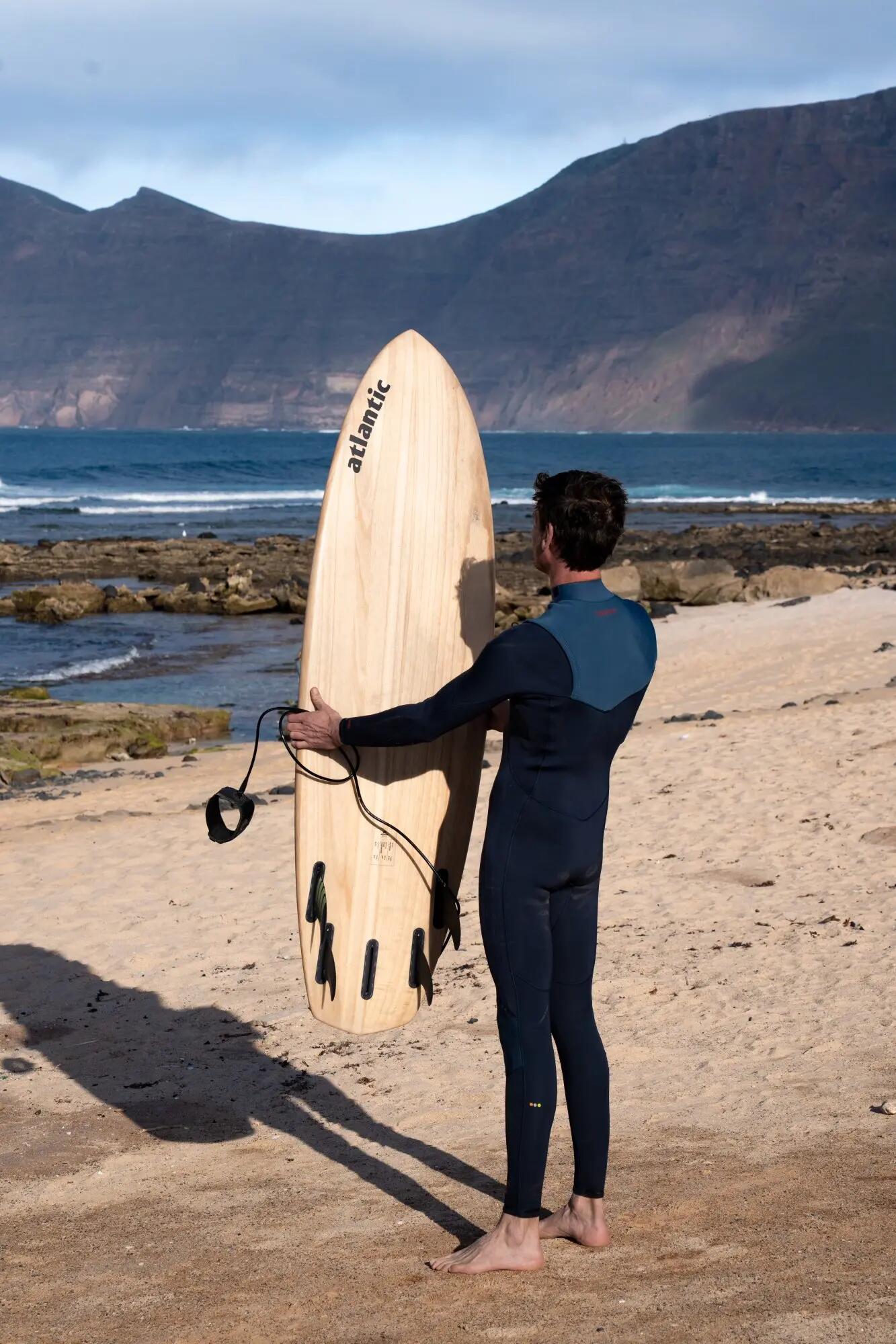 Epoxy und Holz Surfbrett - Octopus - 5'10 x 20" x 2,5" - 33.7L 11/12