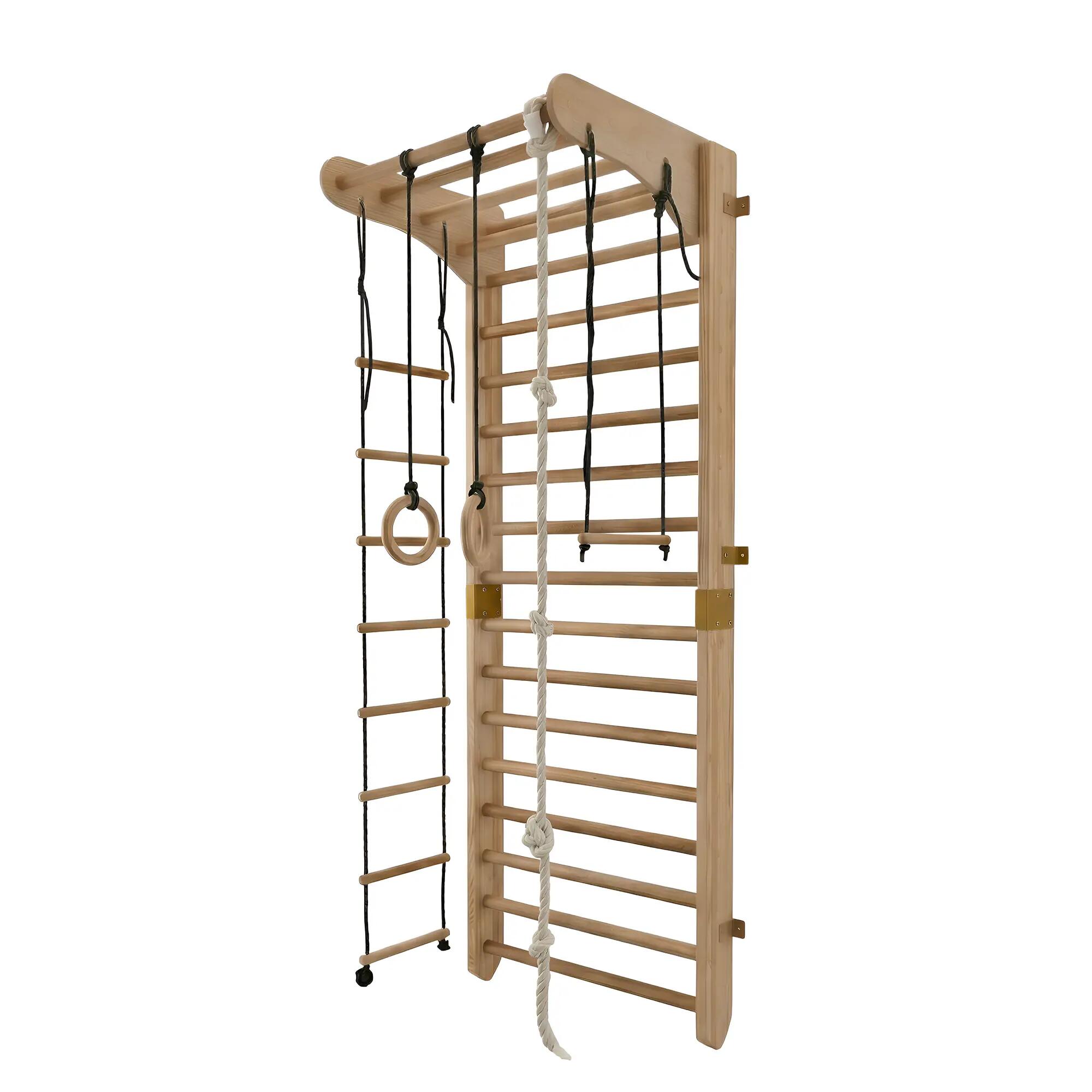 Kinder Sport échelle de gymnastique bois noir MAŁPISZON EU 1/6