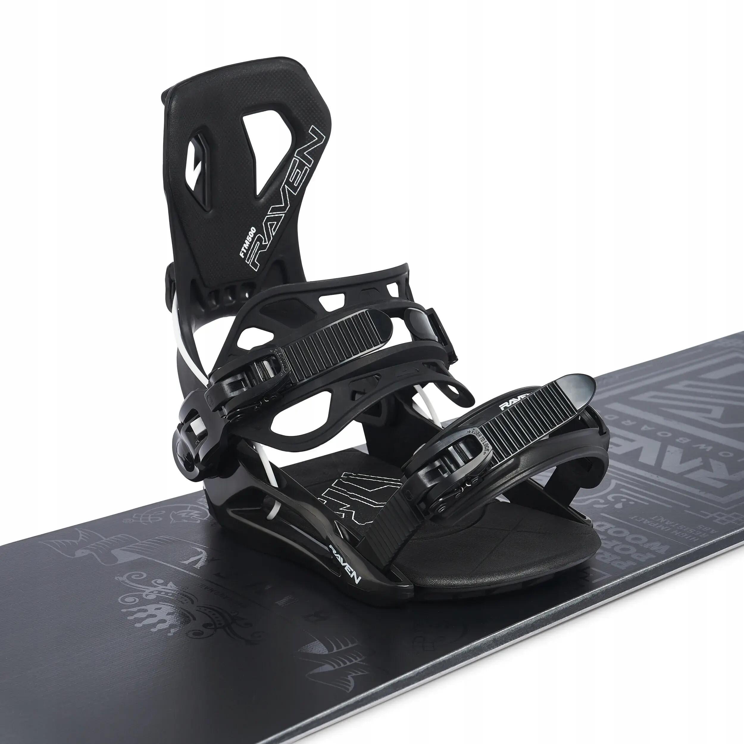 Fixations de snowboard Raven Fastec FTM500 Multientry 6/9