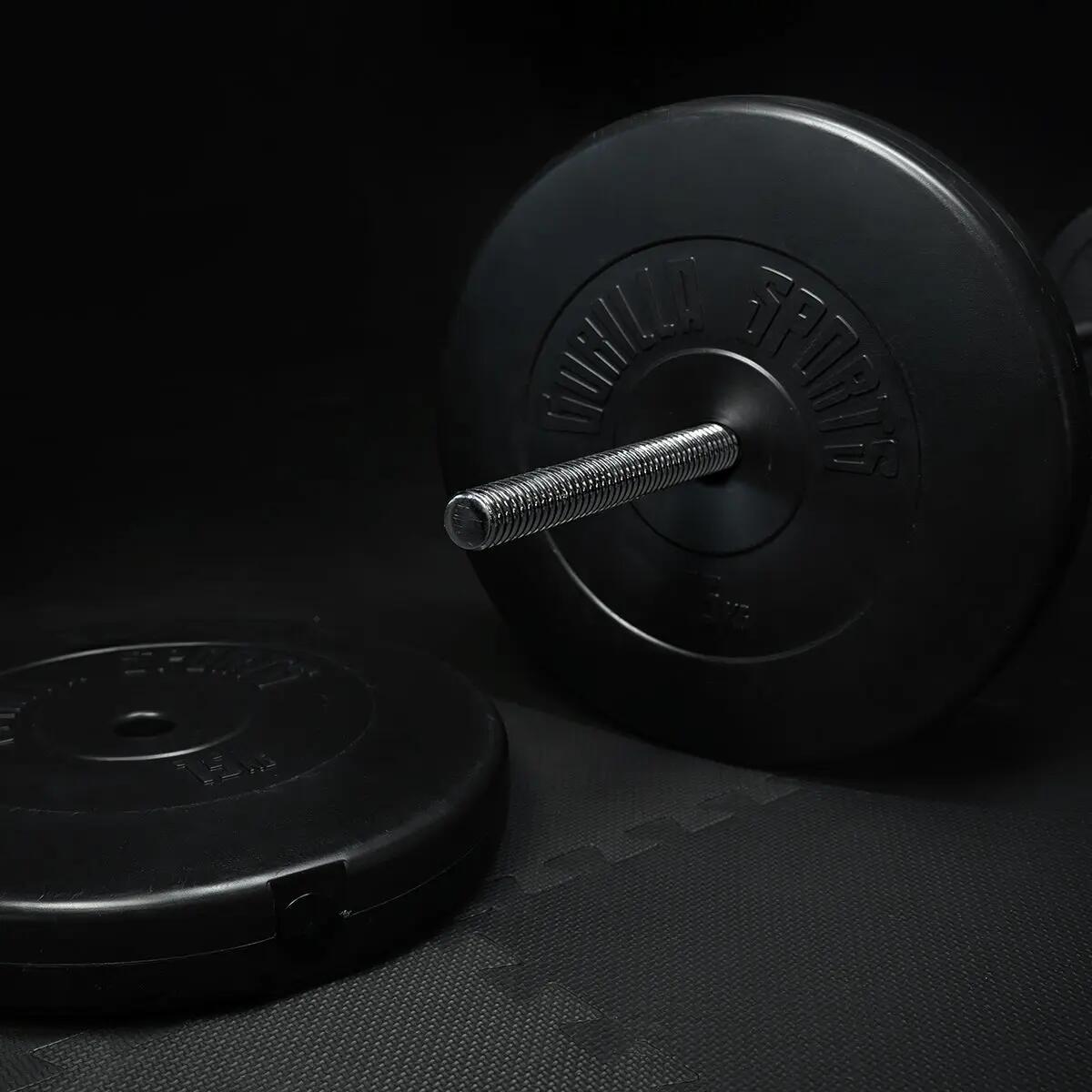Halterschijven set 5 kg - 4 x 1.25 kg - Kunststof - 30 mm 7/7