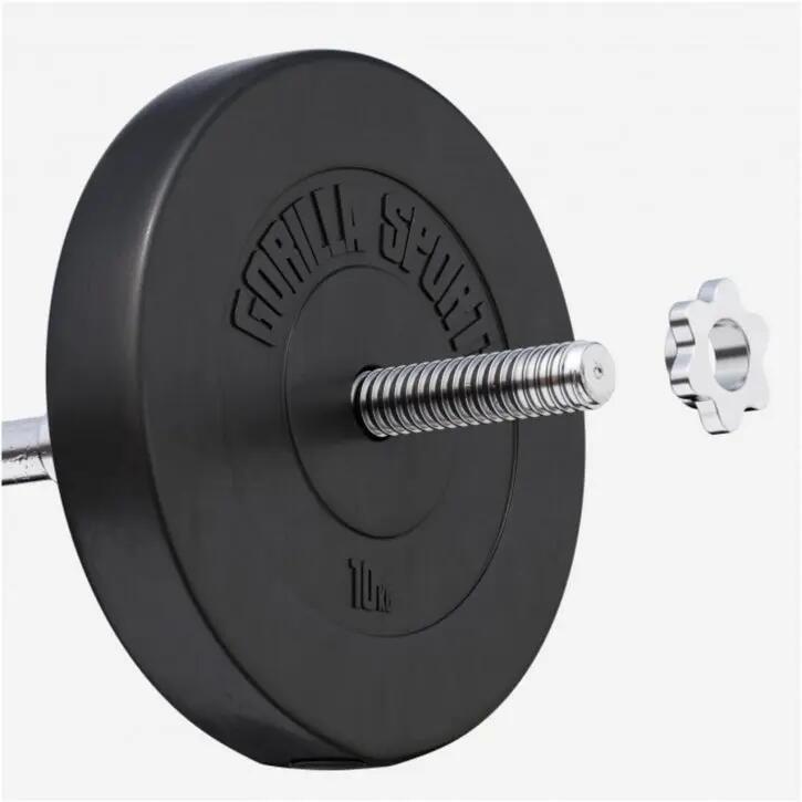 Voordeelbundel halterschijven 2 x 10 kg Kunststof 6/7