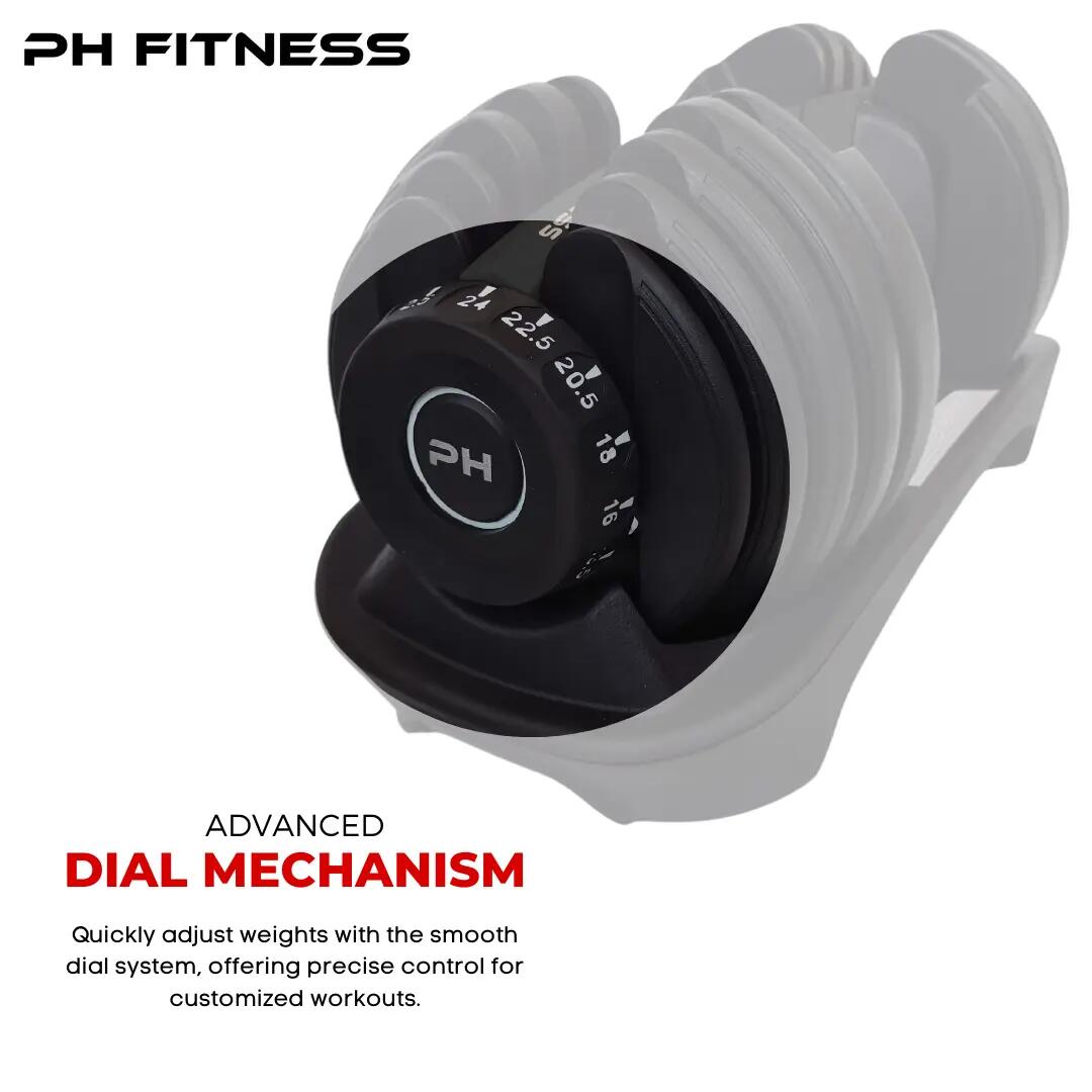 Manubri regolabili Smart set 2 × 24 kg 7/9