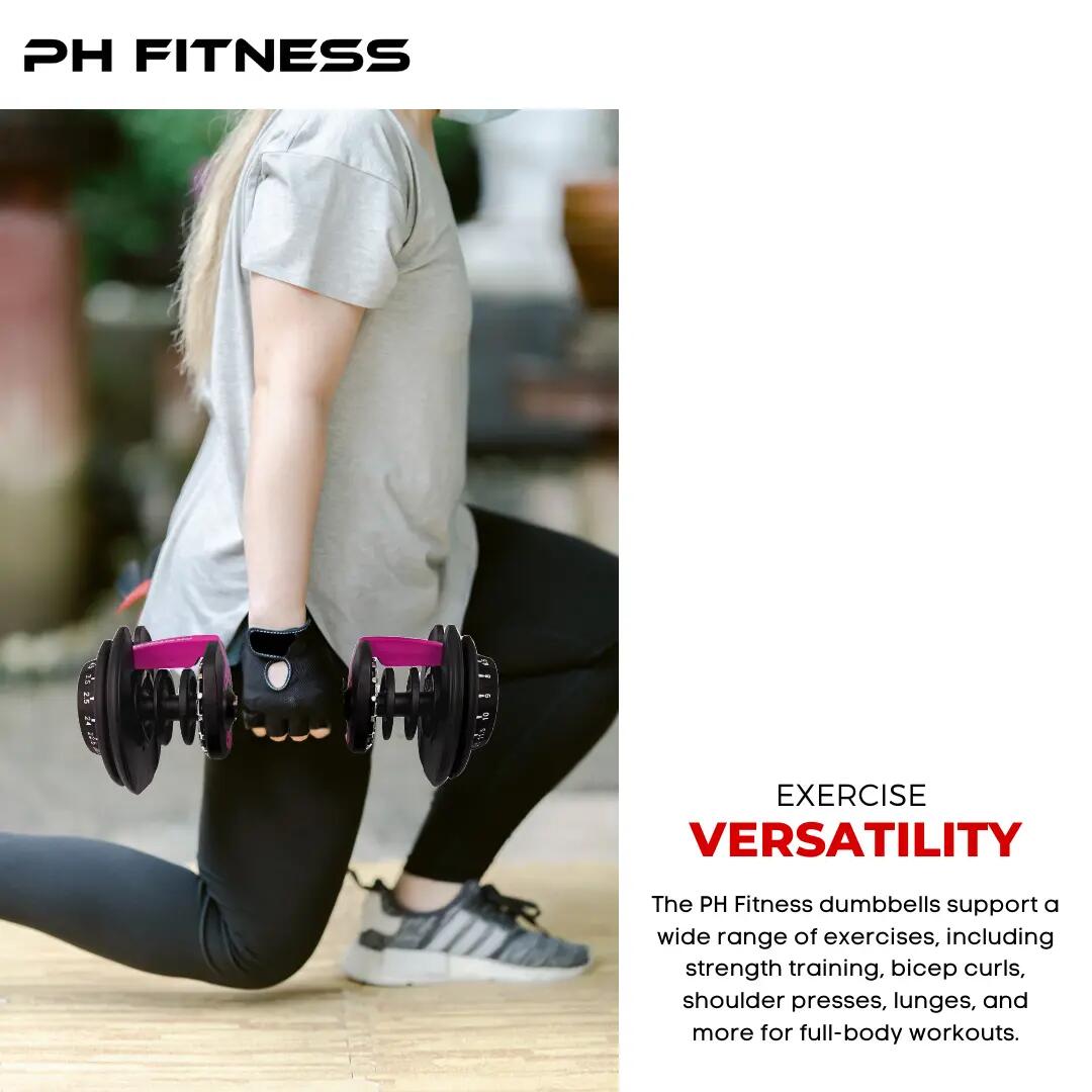 Mancuernas ajustables Smart 2 × 24 kg 2/9