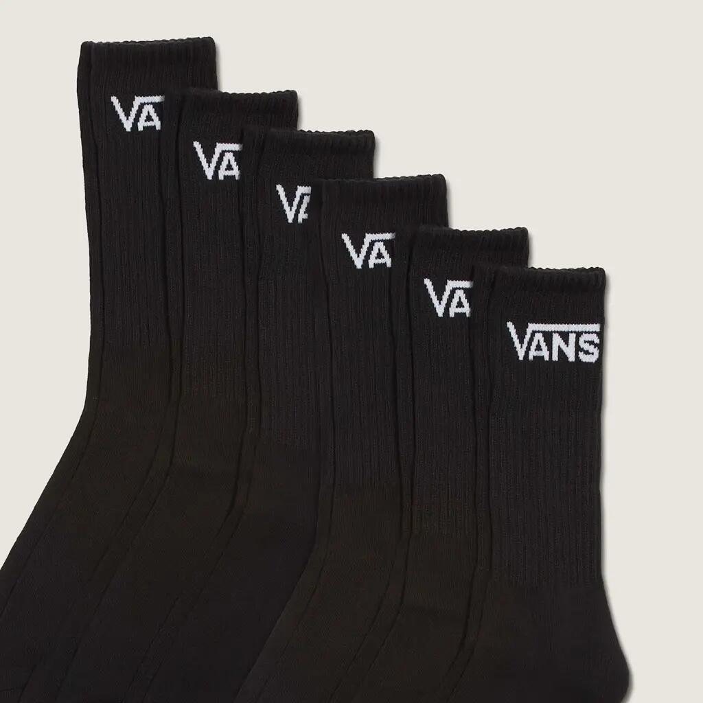 Meias Vans Modelo Vn000qcbblk1 Classic Crew Cor Preto 2/5