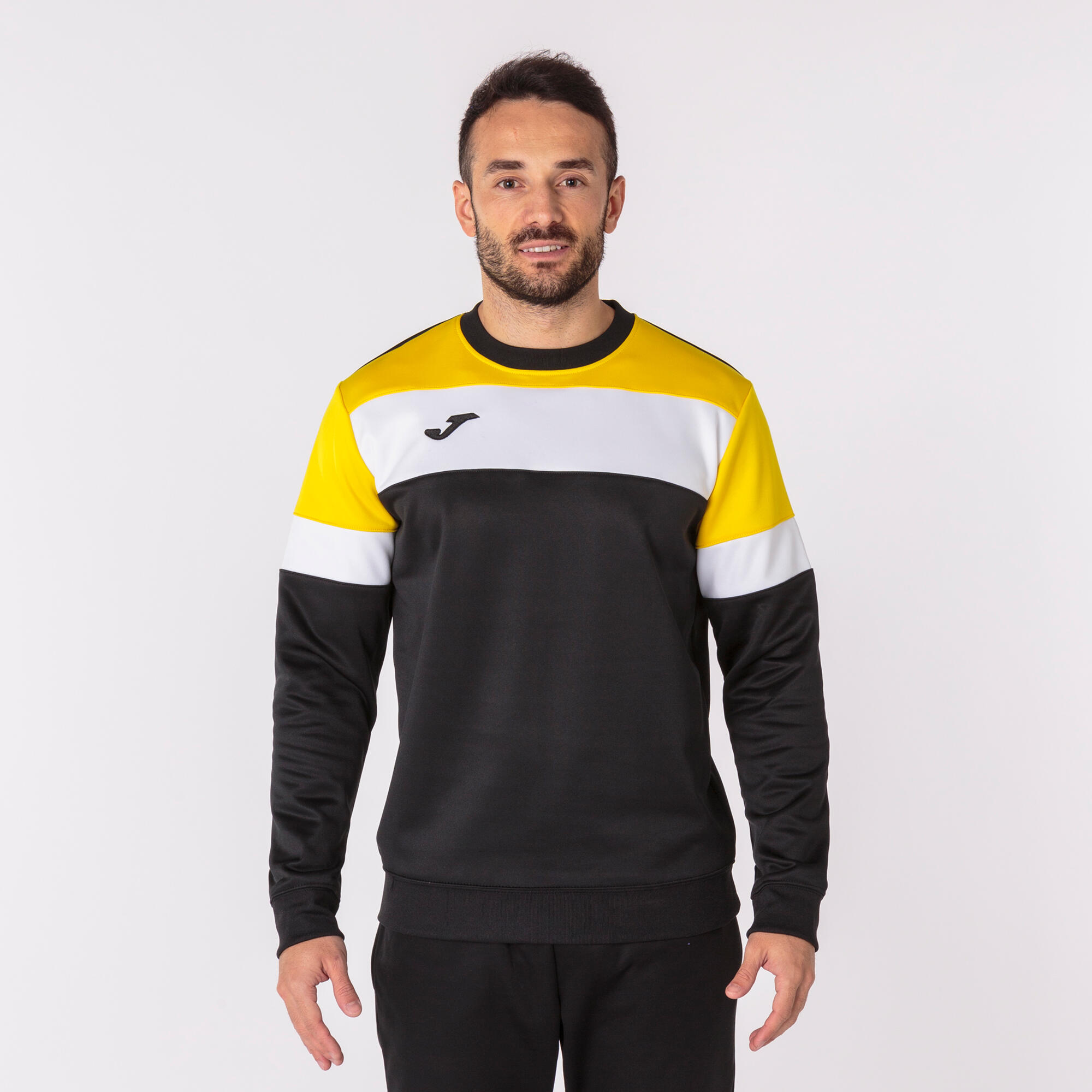 Sweat-Shirt Football Homme Joma Crew IV Noir 2/5