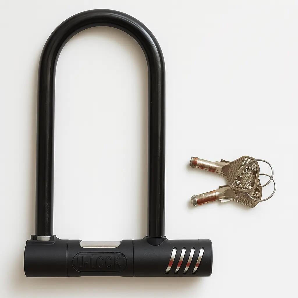 Bicycle Hardware U Lock Heavy Duty Keyed Bike Long - Assorted Colours - 13x20cm