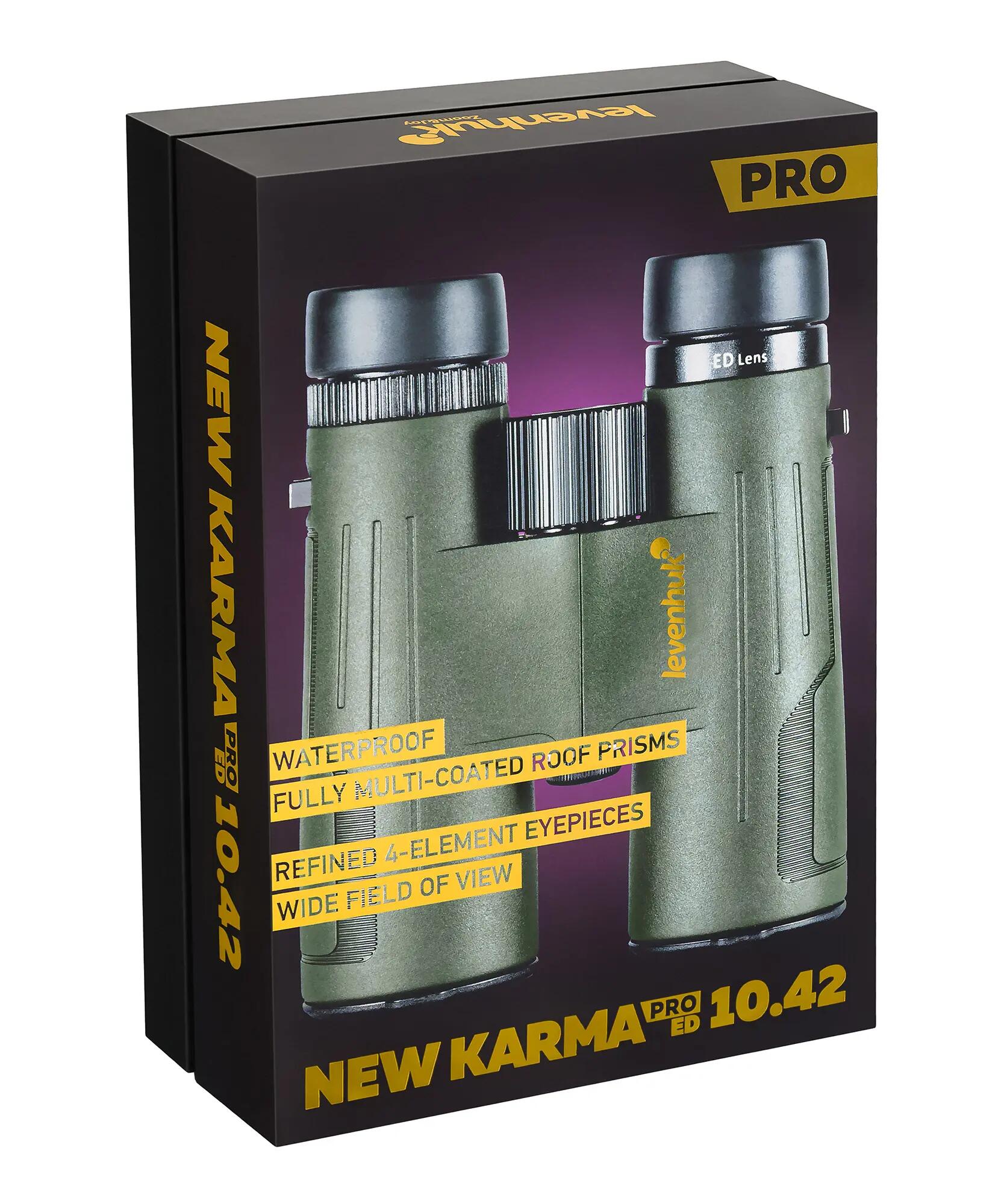 Dalekohled - pozorování přírody - 10x42, ED optika - LEVENHUK New Karma PRO ED 13/13