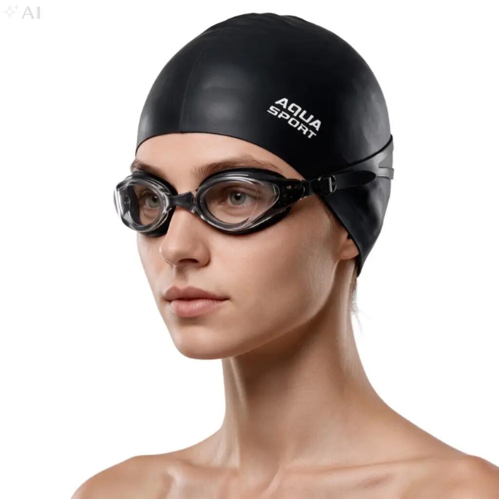 Okulary do pływania na basen treningowe unisex Aqua-Sport K19B 9/10
