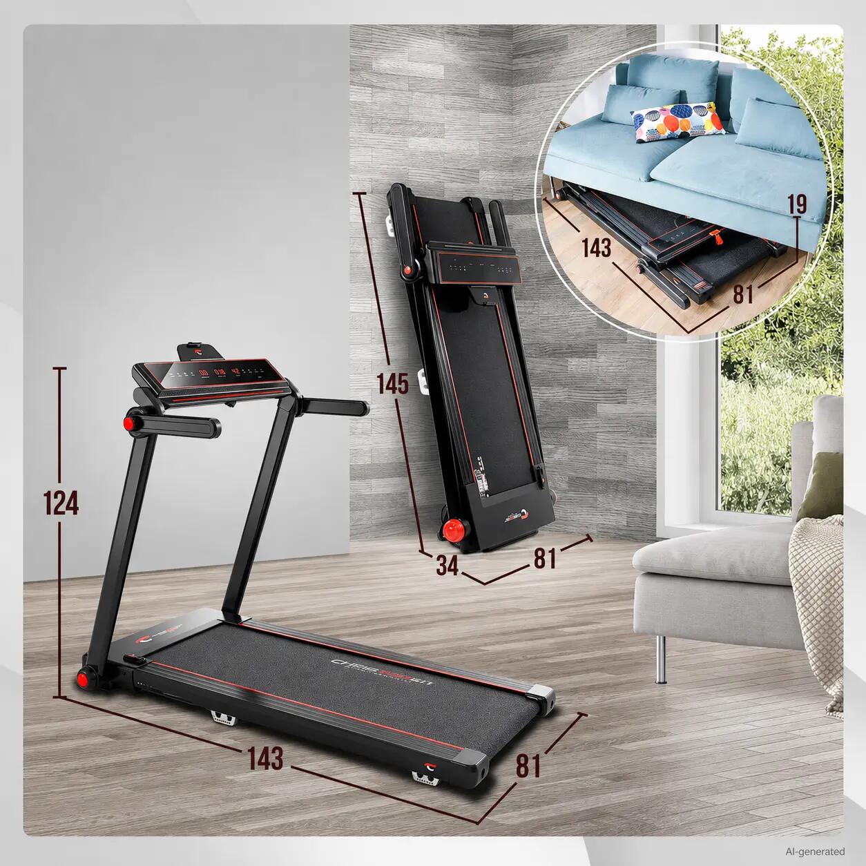 Tapis roulant Christopeit TM 750S TM 850 5/7