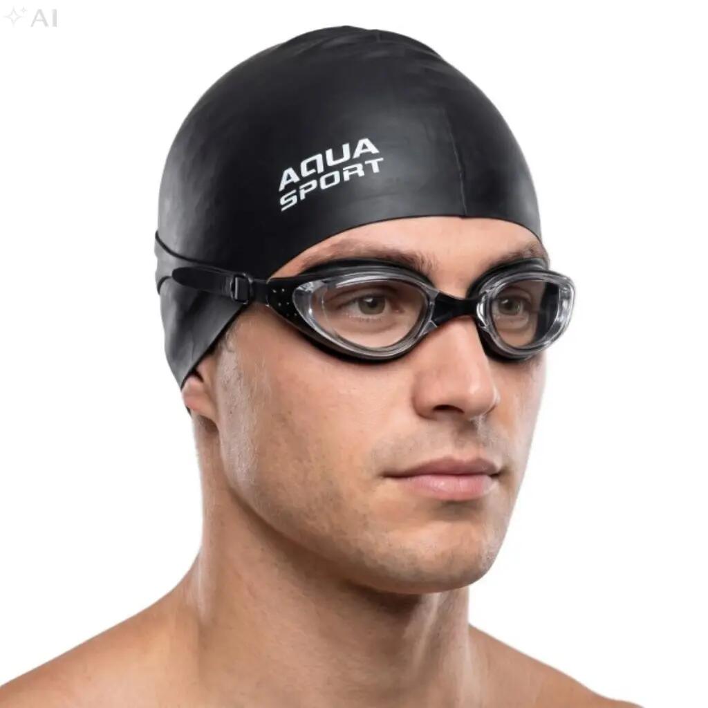 Okulary do pływania na basen treningowe unisex Aqua-Sport K19B 7/10
