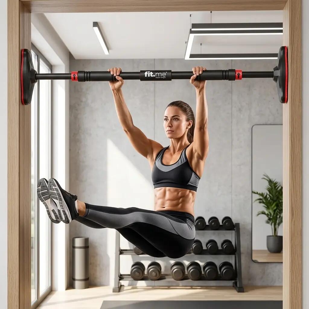 Drążek rozporowy wzmocniony do podciągania ćwiczeń 70-90 cm fit.me 3/7