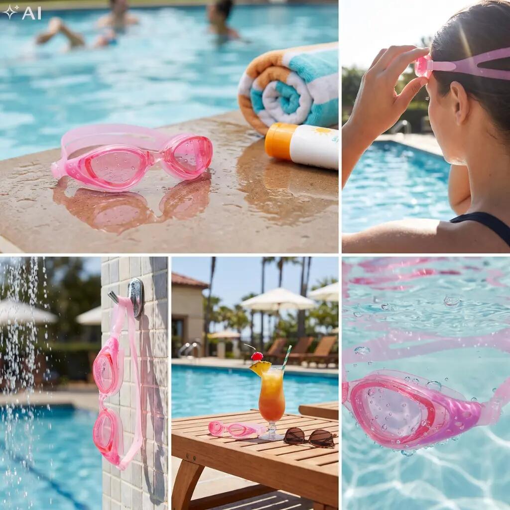 Okulary do pływania na basen treningowe unisex Aqua-Sport K19P 6/7