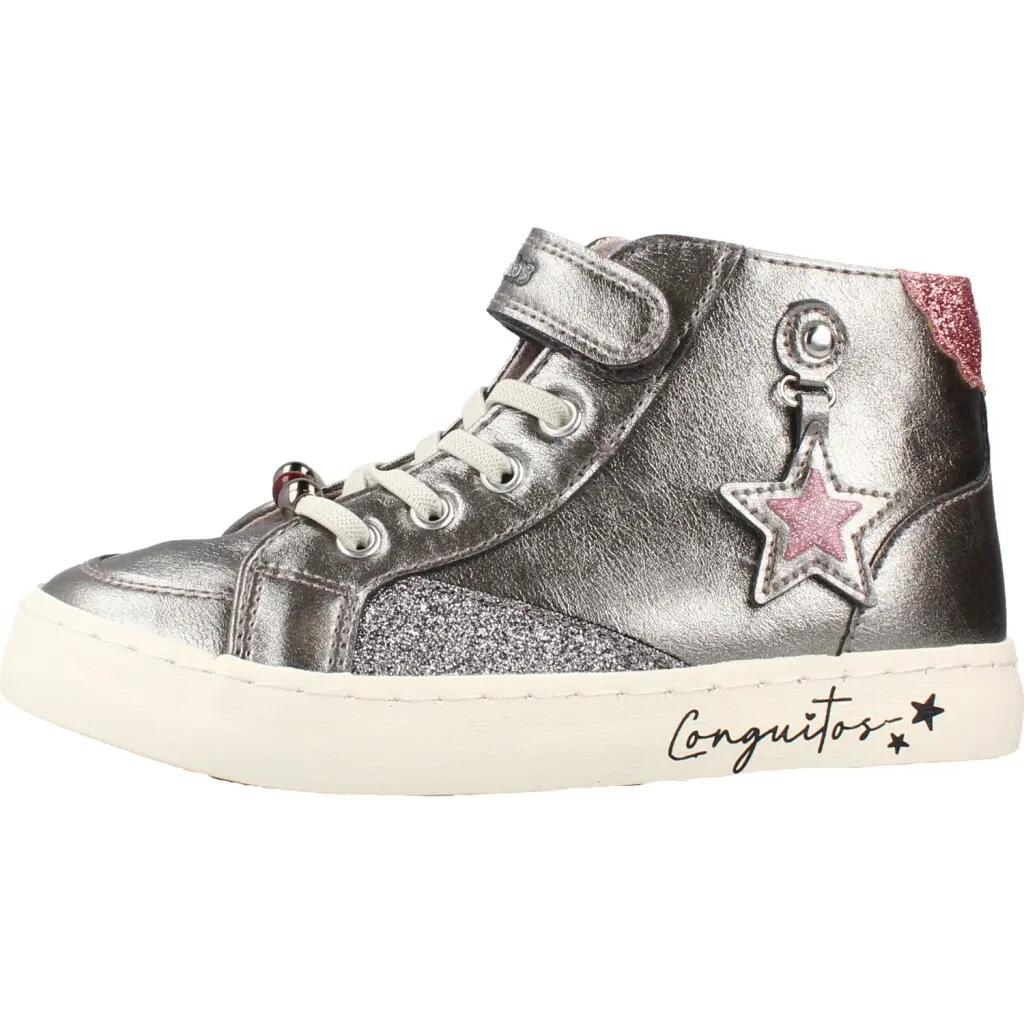 Buty CONGUITOS COSH282117 SNEAKERS HIGH STRAP STAR Szary 2/5